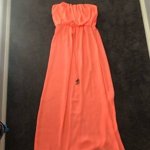 Strapless Summer Maxi Dress